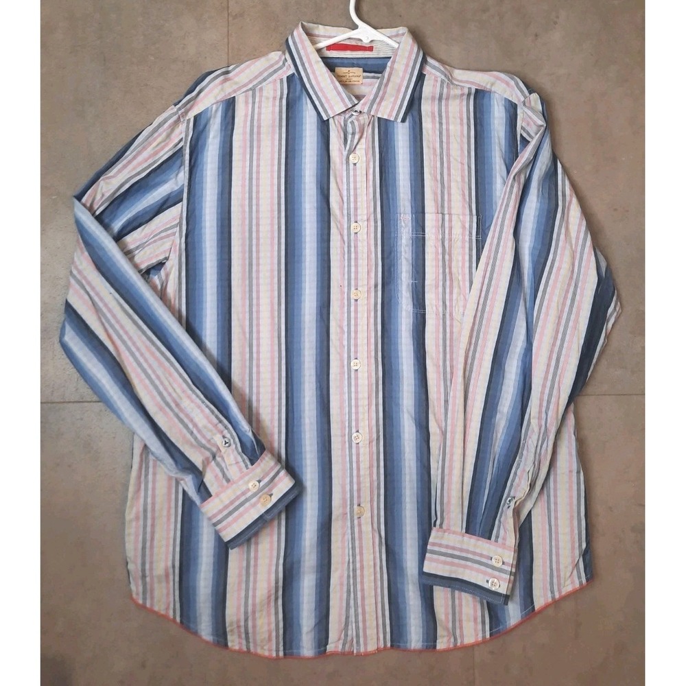 2 Tommy Bahama Long Sleeve Button Down Mens Size XL Bundle Of 2 Office Wear - Picture 3 of 16